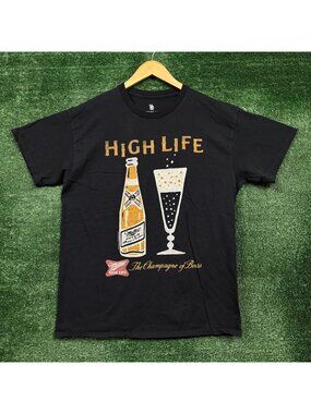 Junk Food Clothing x Miller High Life The Champagne of Beers T-Shirt Size Medium